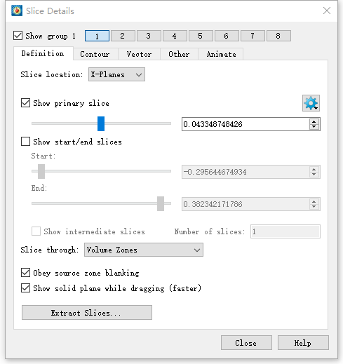 Tecplot:6.切片(Slices)菜单解析
